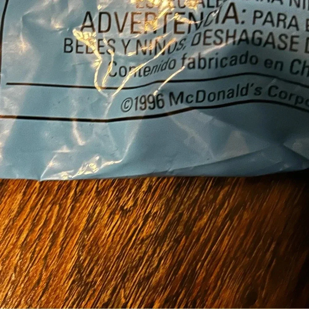 NWT New in Pkg Sealed 1996 McDonalds The Little Mermaid‎ Happy Meal Bathtub Toys